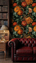 Serpent Garden Botanical Wallpaper