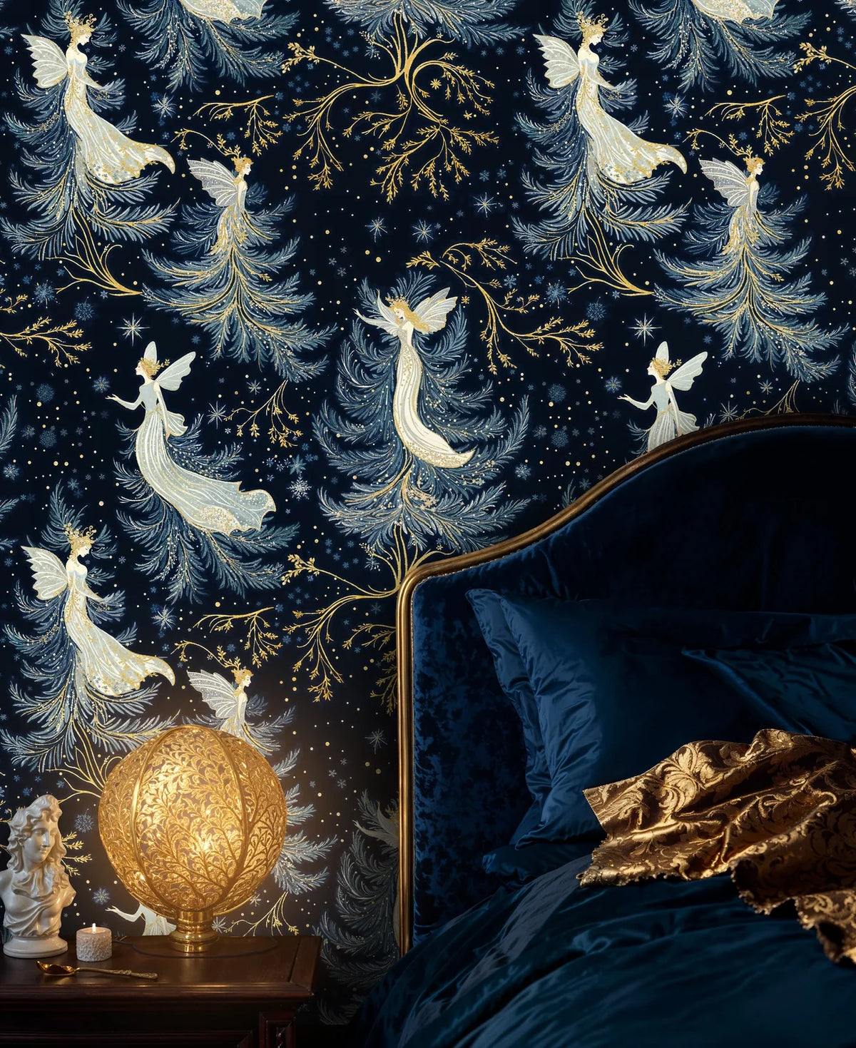 Celestial Fairy Forest Wallpaper