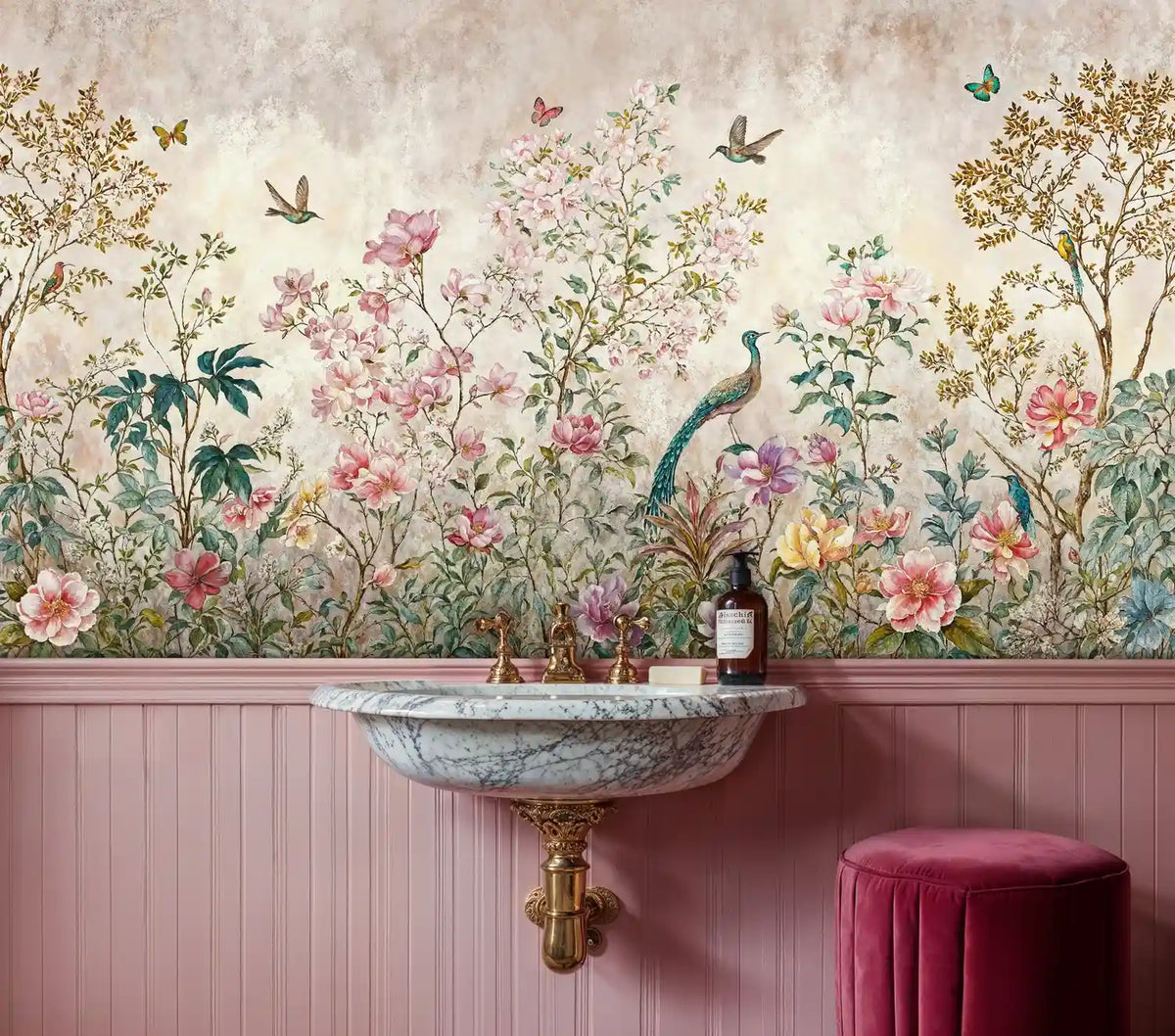 Enchanted Garden Paradise Wall Mural