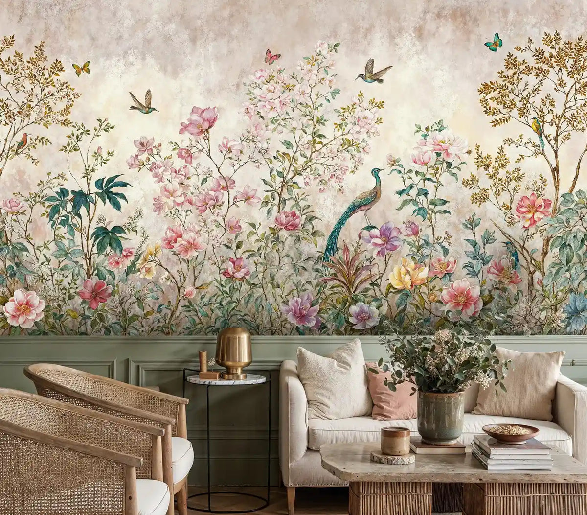 Enchanted Garden Paradise Wall Mural